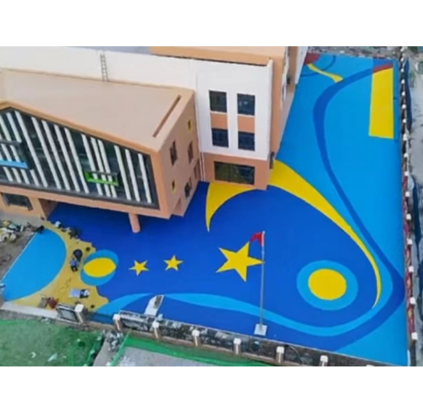 兒童游樂場塑膠地板實(shí)景圖22